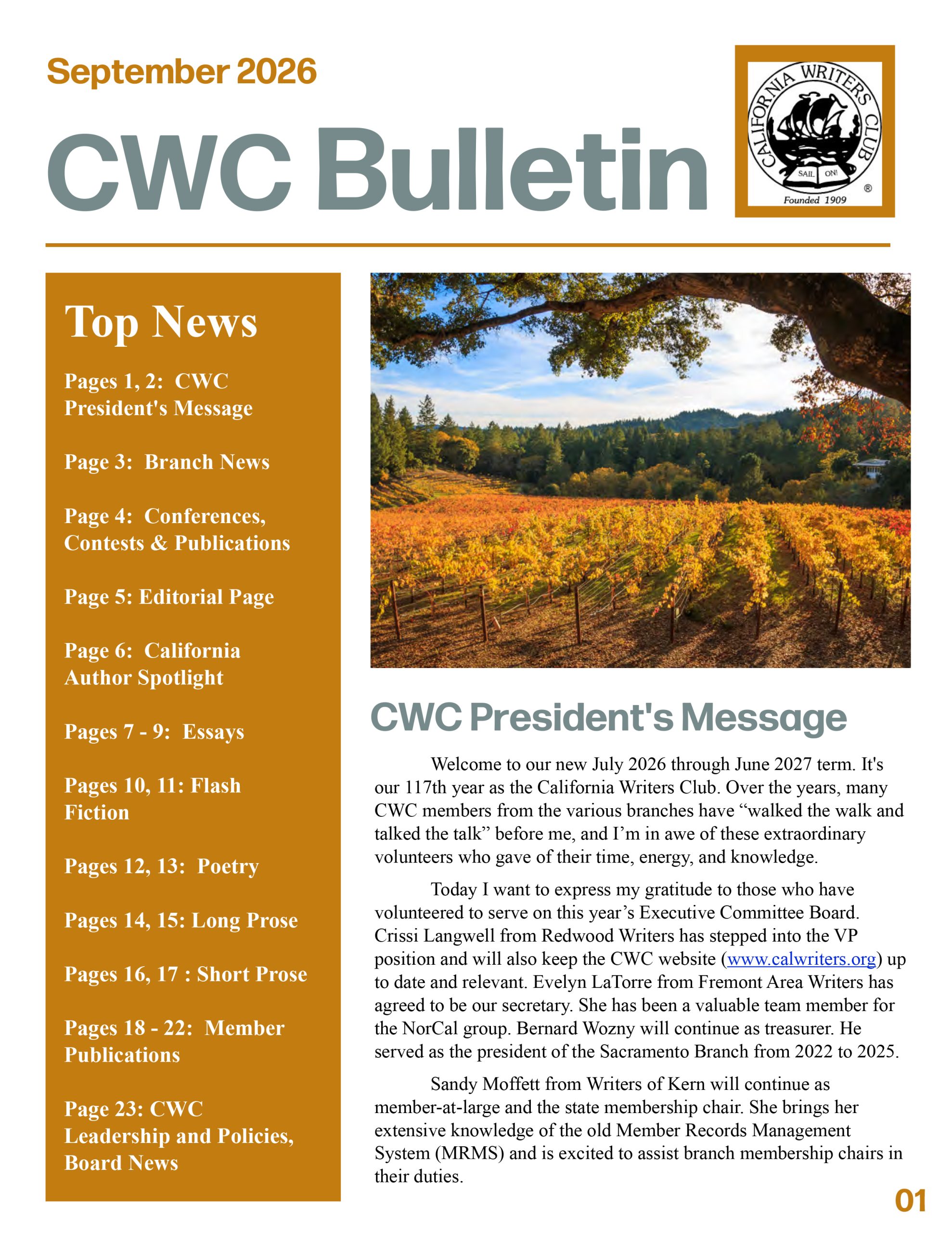 September 2026 cwc bulletin cwc bulletin
